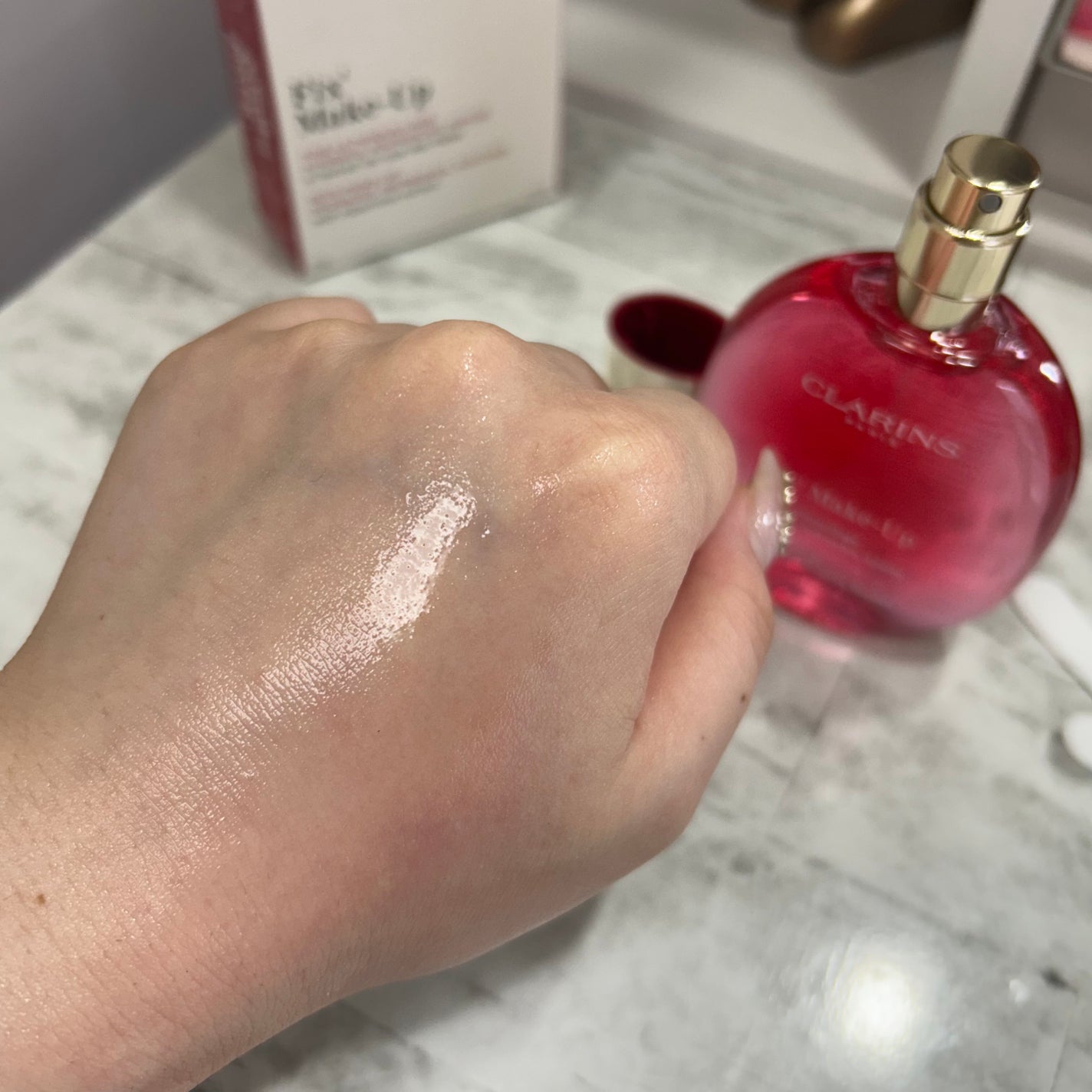 フィックス メイクアップ N/CLARINS/ミスト状化粧水を使ったクチコミ(2枚目)