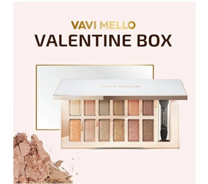 バレンタインボックス/VAVI MELLO/アイシャドウパレットを使ったクチコミ(1枚目)