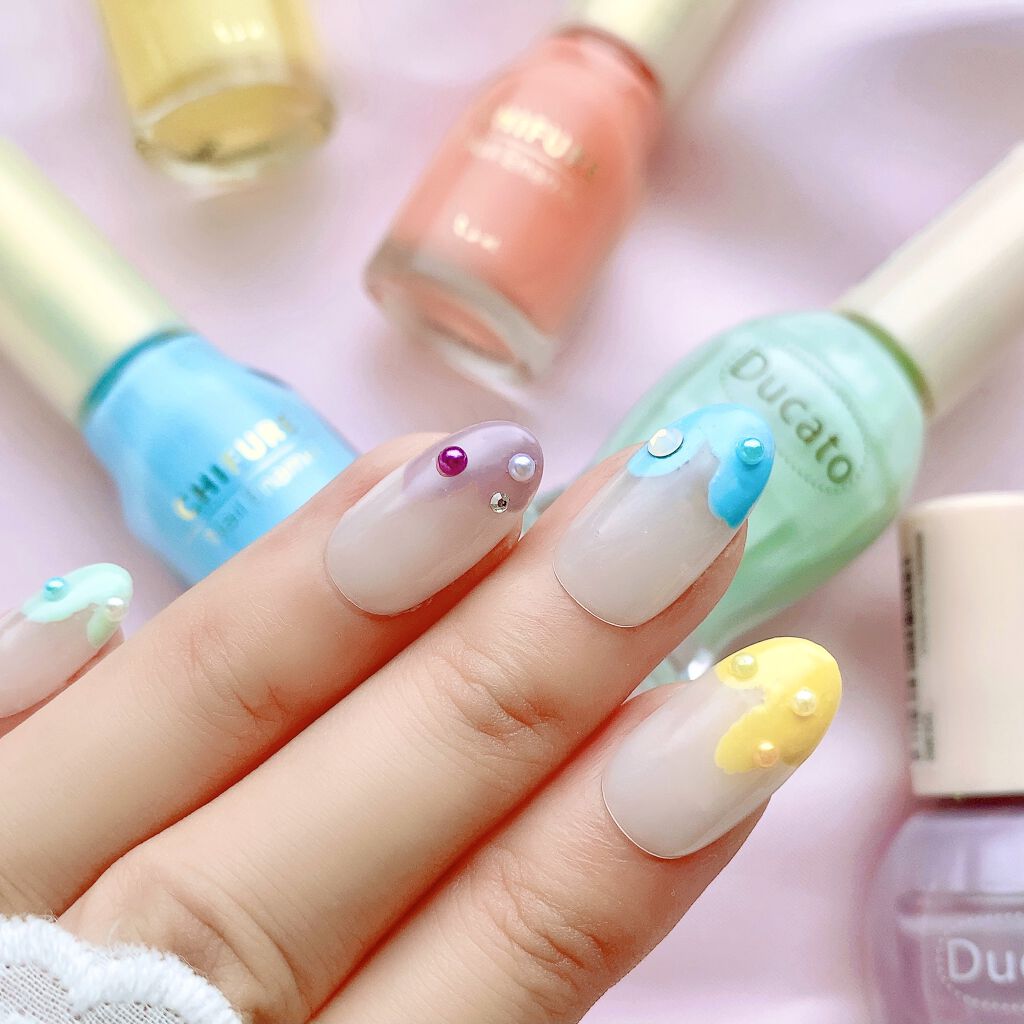 カラフルネイルズ/キャンメイク/マニキュアを使ったクチコミ（2枚目）