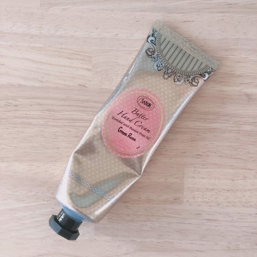 SABON バターハンドクリーム のクチコミ「SABON　バターハンドクリーム　グリーン・ローズ

𓊆  荒れがちな手肌もしっとりと潤う、
.....」（1枚目）