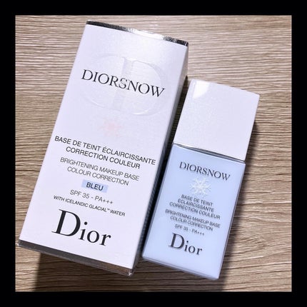 【旧】スノー メイクアップ ベース UV35 SPF35/PA+++/Dior/化粧下地を使ったクチコミ(1枚目)