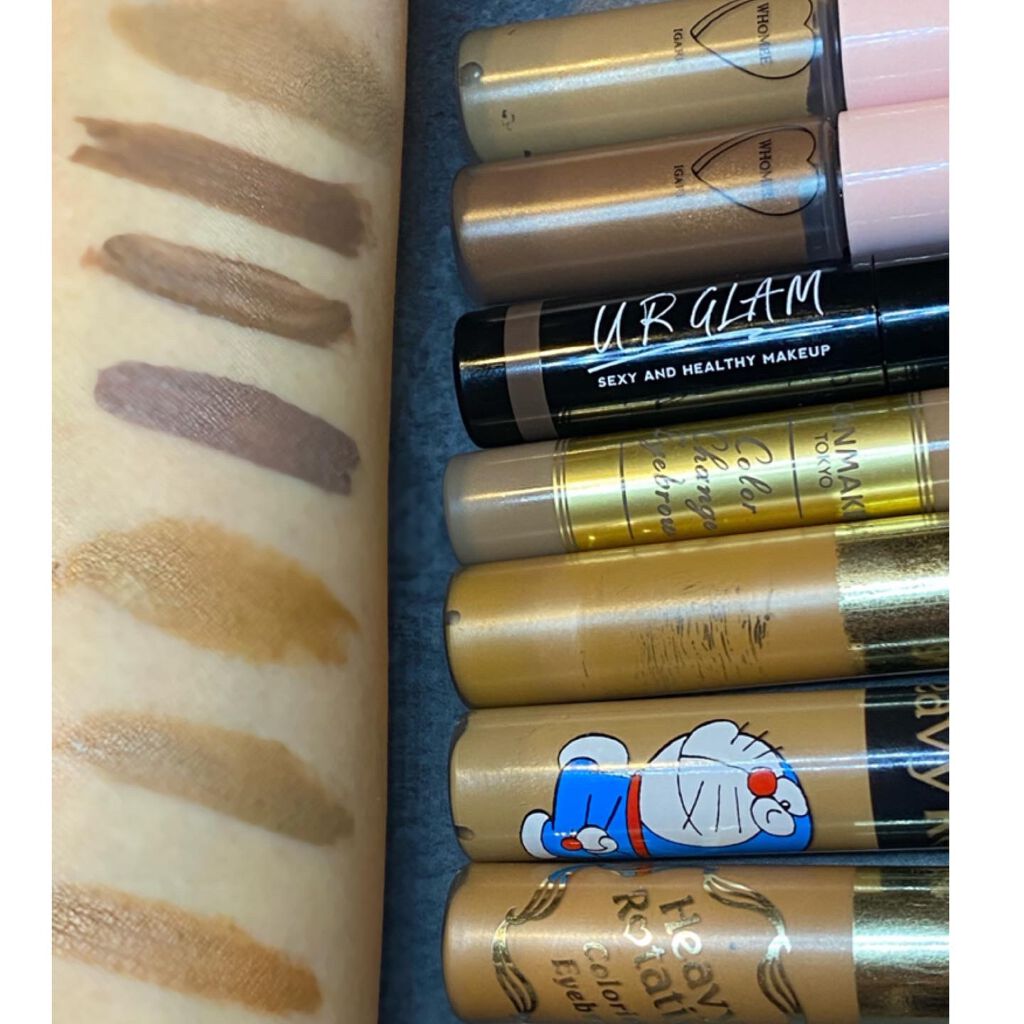 URGLAM　EYEBROW MASCARA a（アイブロウマスカラa）/U R GLAM/眉マスカラを使ったクチコミ（2枚目）