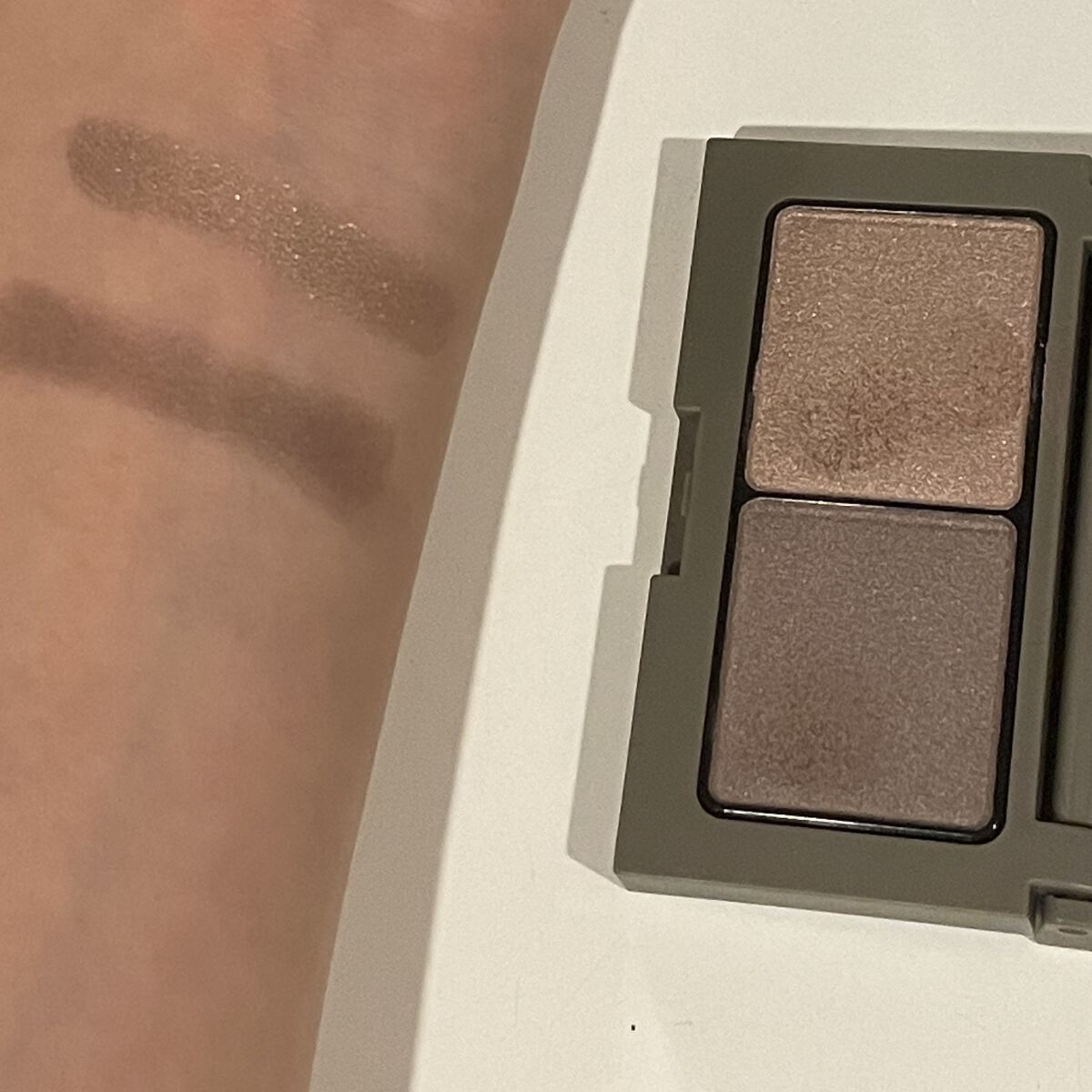 エテュセ アイエディション(カラーパレット) 06 グレージュ/ettusais/アイシャドウパレットを使ったクチコミ（3枚目）