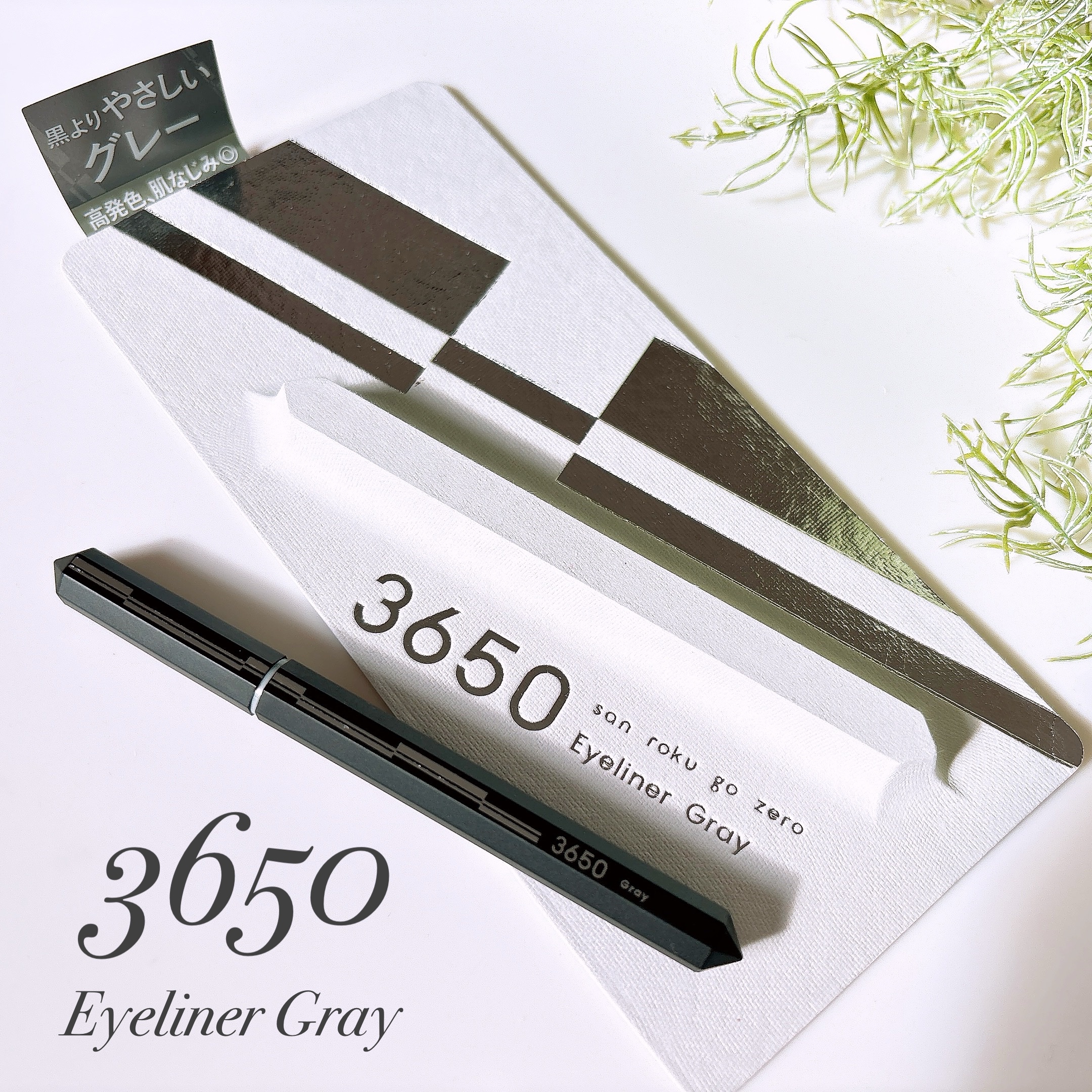 リキッドアイライナー  グレー(Gray)/3650/リキッドアイライナーを使ったクチコミ（1枚目）