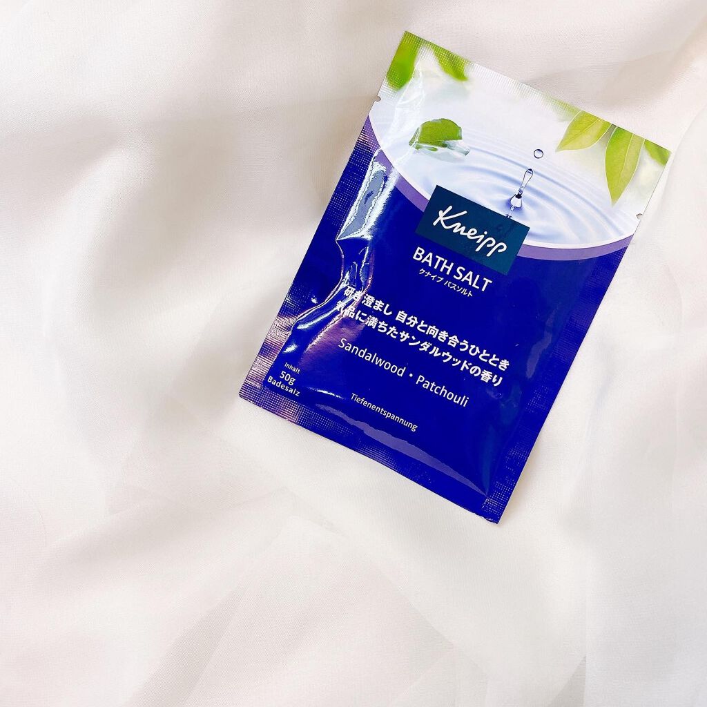 クナイプ バスソルト サンダルウッドの香り 50g【旧】/クナイプ/無機塩系入浴剤を使ったクチコミ（1枚目）