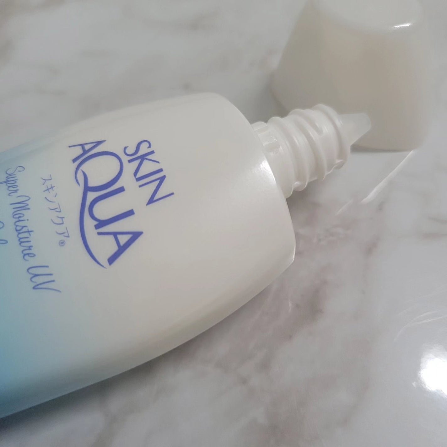 スキンアクア スーパーモイスチャージェル/スキンアクア/日焼け止めジェルを使ったクチコミ(4枚目)