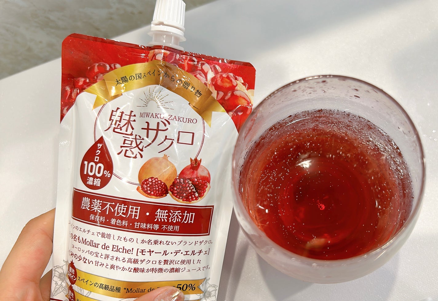 魅惑ザクロ/魅惑ザクロ/美容ドリンクを使ったクチコミ(7枚目)