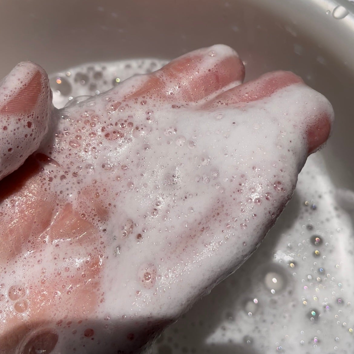 Q+Me スウィート ボム タラソ スクラブ/AGARISM/バスト・ヒップケアを使ったクチコミ(5枚目)