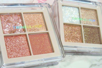 TWINKLE POP Pearl Flex Glitter Eye Palette/CLIO/アイシャドウパレットを使ったクチコミ(1枚目)