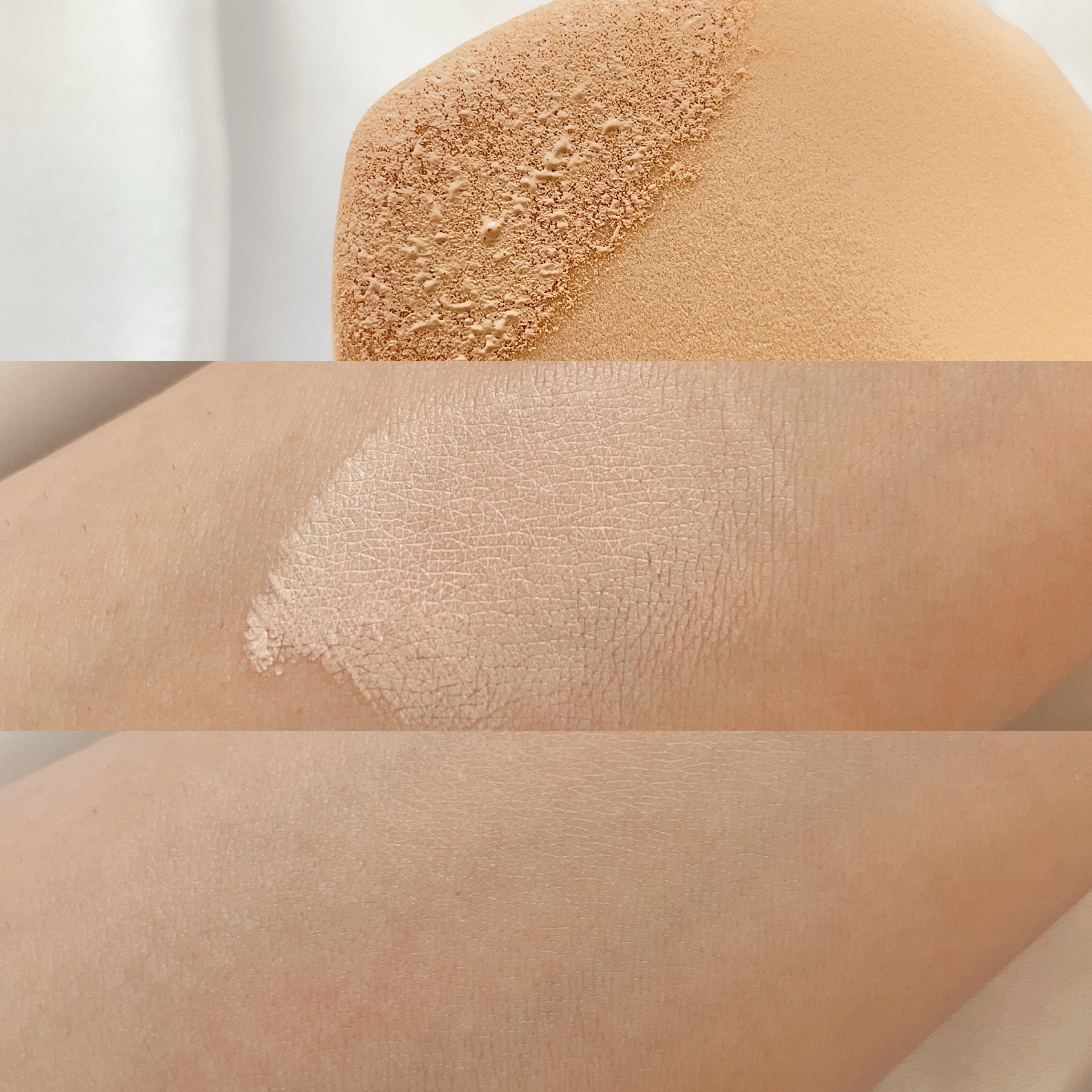 パンテノールバリアクッション/COSNORI/クッションファンデーションを使ったクチコミ（3枚目）