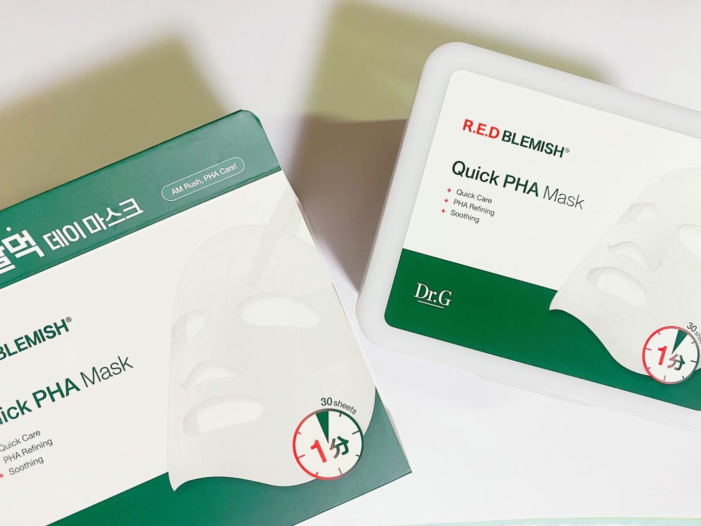 レッドブレミッシュクイックPHAシートマスク/Dr.G/シートマスク・パックを使ったクチコミ(5枚目)