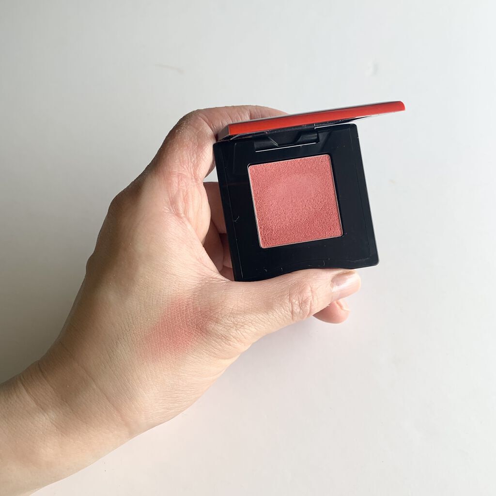 ポップ パウダージェル アイシャドウ 03 Fuwa-Fuwa Peach/SHISEIDO/単色アイシャドウを使ったクチコミ（1枚目）