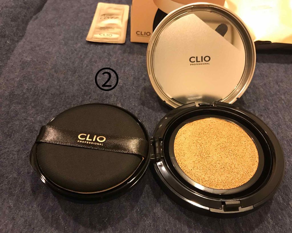 STAY PERFECT COVER CUSHION/CLIO/クッションファンデーションを使ったクチコミ（2枚目）