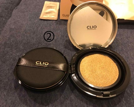 STAY PERFECT COVER CUSHION/CLIO/クッションファンデーションを使ったクチコミ(2枚目)