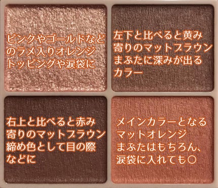 シルキースフレアイズ(マットタイプ)/キャンメイク/アイシャドウパレットを使ったクチコミ(3枚目)