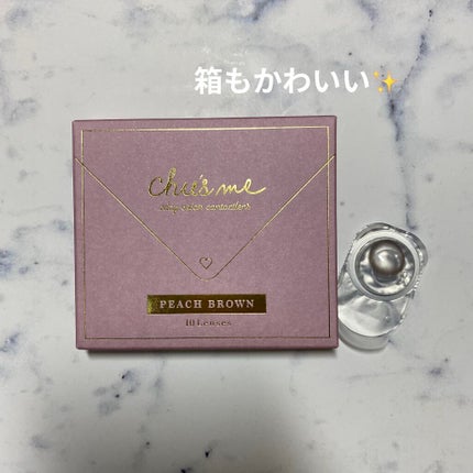 Chu's me 1day ピーチブラウン/Chu's me/ワンデー(1DAY)カラコンを使ったクチコミ(2枚目)