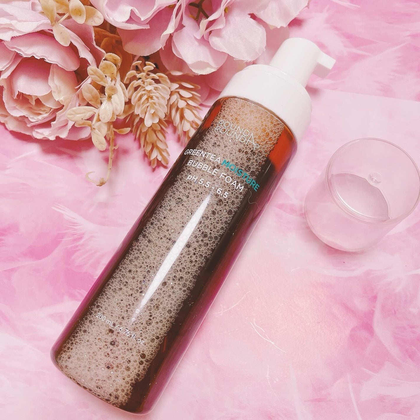 グリーンティーモイスチャーバブルフォーム/ラウンドアラウンド/泡洗顔を使ったクチコミ(3枚目)