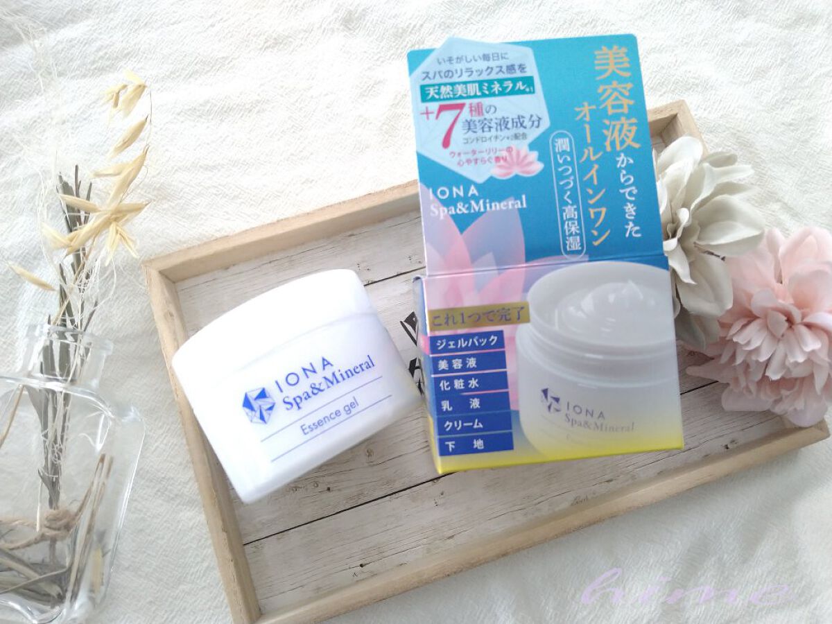 エッセンス ジェル/イオナ スパ＆ミネラル/オールインワン化粧品を使ったクチコミ（1枚目）