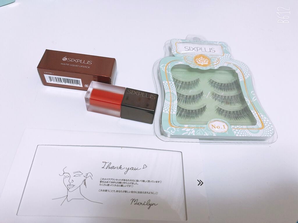 SIXPLUS X MARILYN 10本メイクアップブラシセット/SIXPLUS/メイクブラシを使ったクチコミ(3枚目)