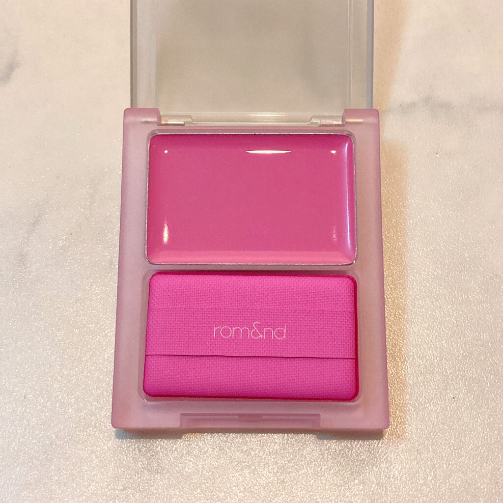 シースルーメルティングチーク 03 MELTING LAVENDER/rom&nd/ジェル・クリームチークを使ったクチコミ（2枚目）