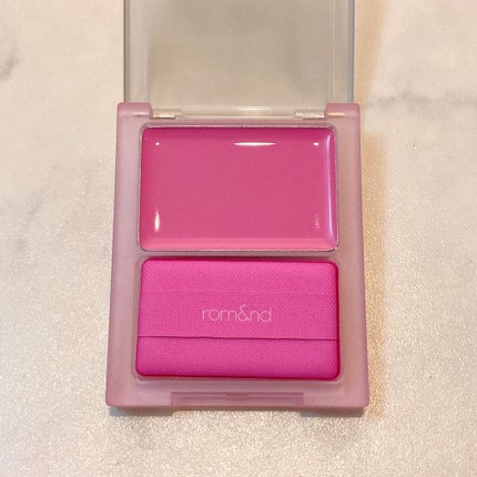 シースルーメルティングチーク/rom&nd/ジェル・クリームチークを使ったクチコミ(2枚目)