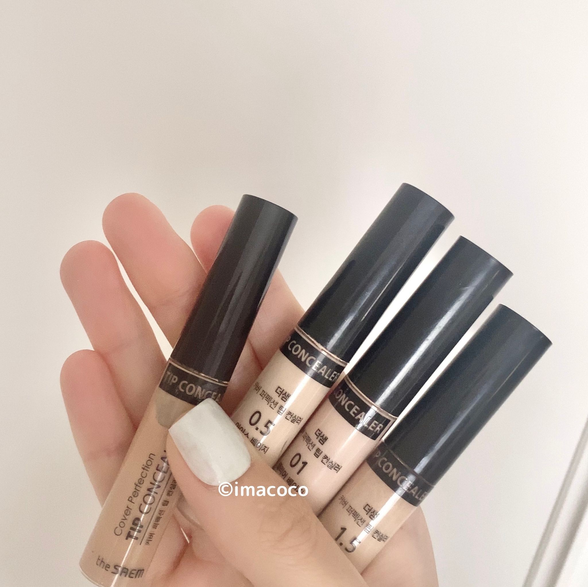 カバーパーフェクション チップコンシーラー/the SAEM/リキッドコンシーラーを使ったクチコミ（3枚目）