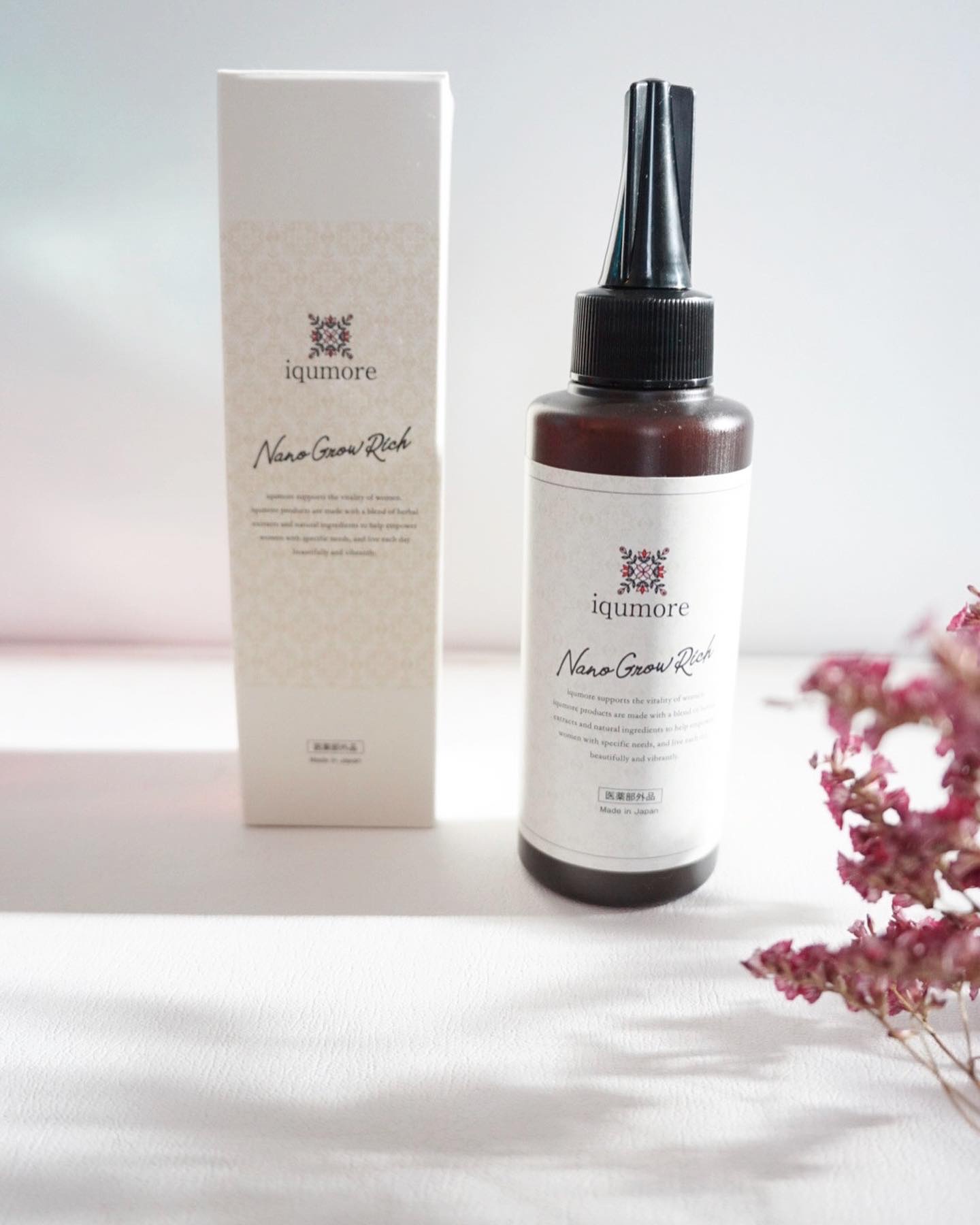 ナノグロウリッチ/iqumore/頭皮ローションを使ったクチコミ（1枚目）