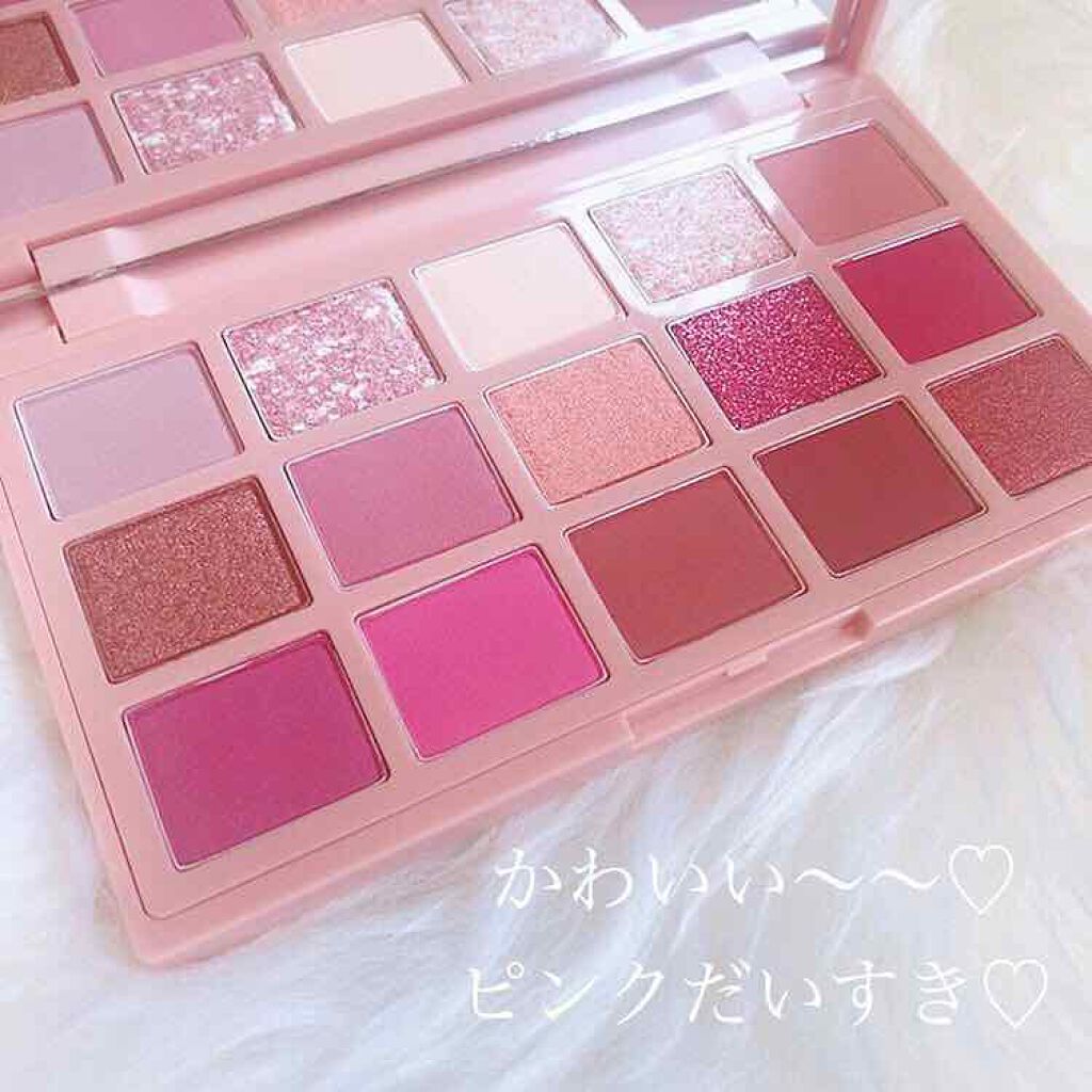 プレイカラーアイパレット ローズボム/ETUDE/アイシャドウパレットを使ったクチコミ（2枚目）