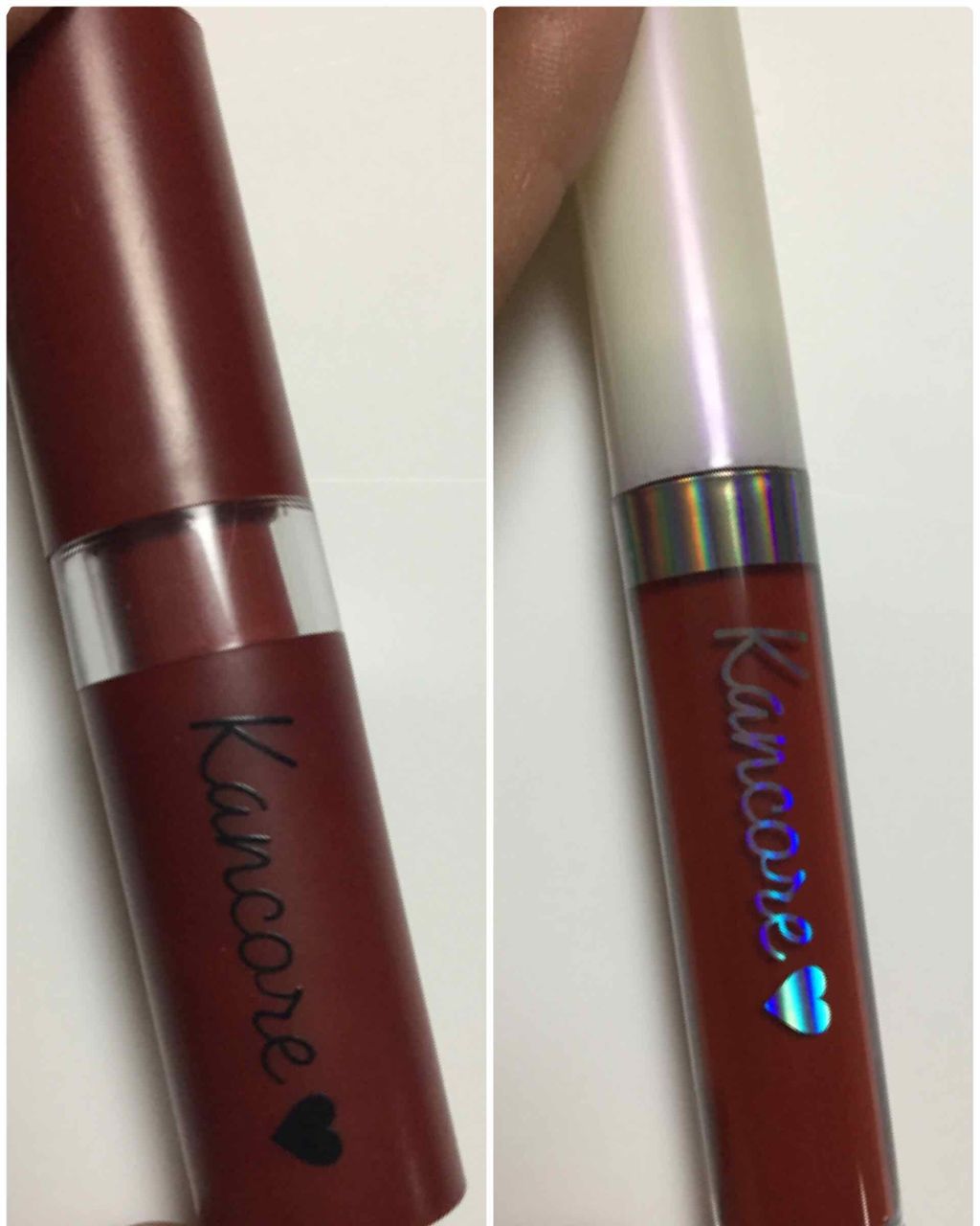 カンコレ マットリップスティック/DAISO/口紅を使ったクチコミ（2枚目）