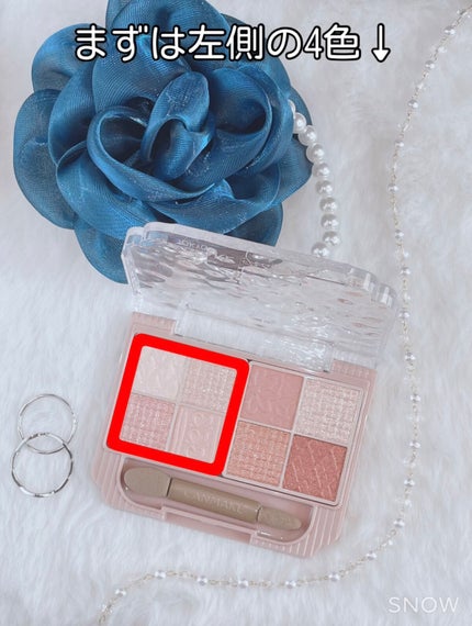 プティパレットアイズ/キャンメイク/パウダーアイシャドウを使ったクチコミ(2枚目)