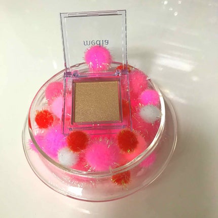 ブライトアップアイシャドウ/media/単色アイシャドウを使ったクチコミ(2枚目)