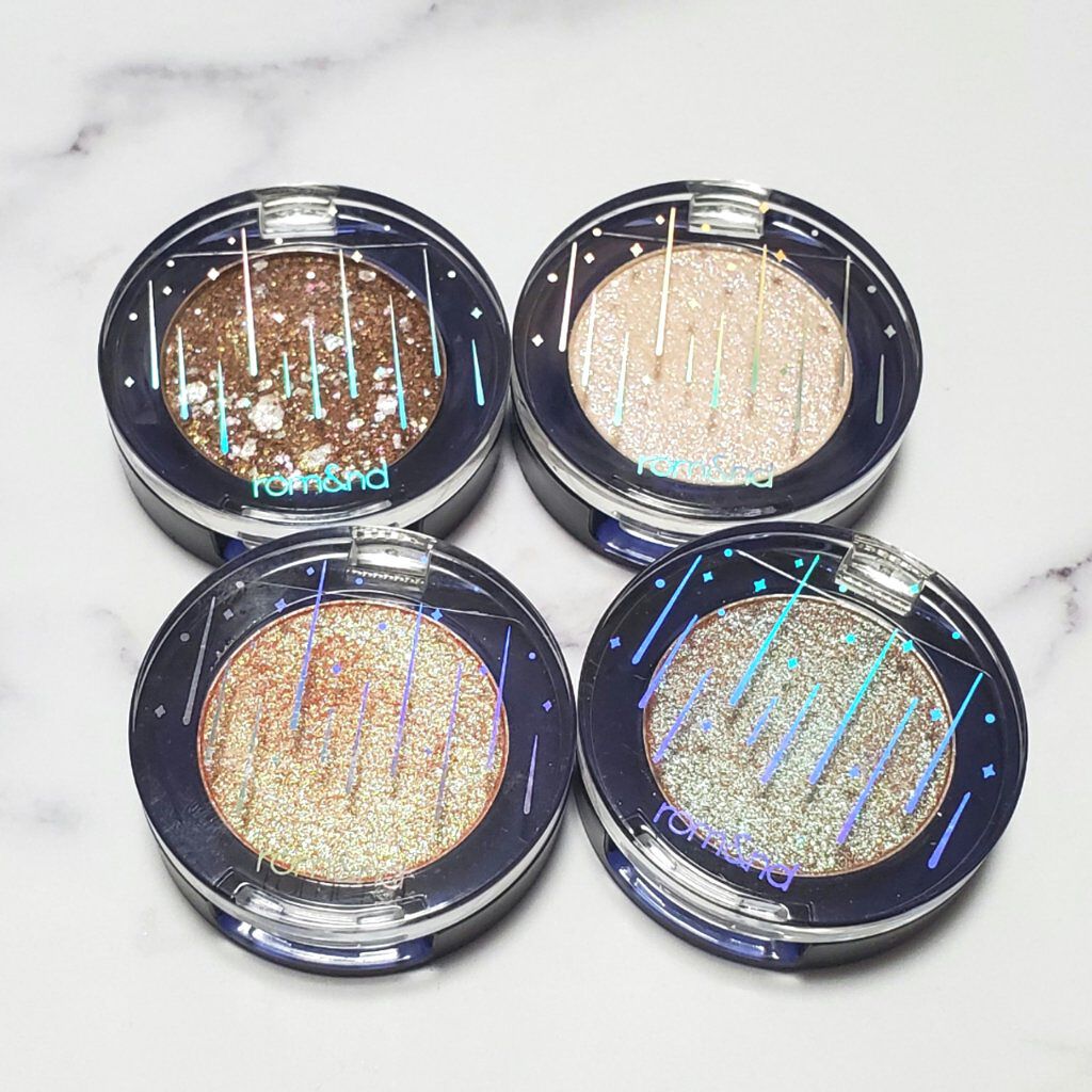 グリッター シャドウ カラー/rom&nd/グリッターを使ったクチコミ（1枚目）