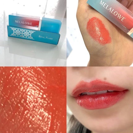 ロングラスティンググロウティント/MELALOWE/リップティントを使ったクチコミ(4枚目)