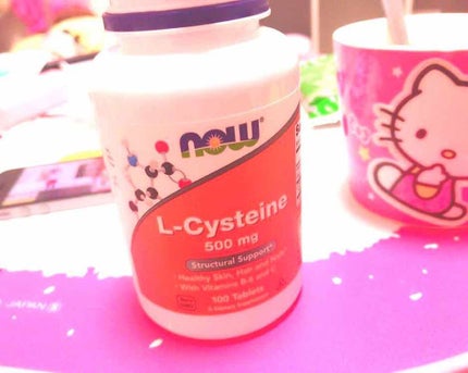 L-システイン/Now Foods/美容サプリメントを使ったクチコミ(1枚目)
