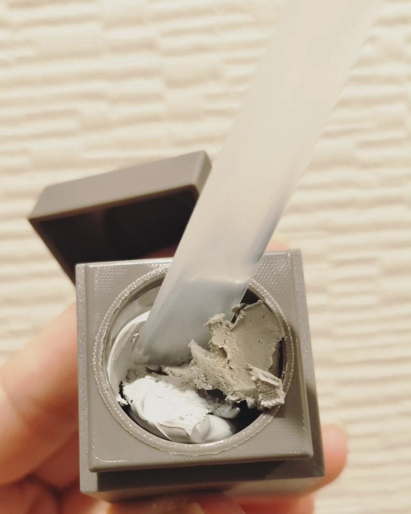 クレイパック 清 ダークグレー(さっぱり)/C+/洗い流すパック・マスクを使ったクチコミ(2枚目)