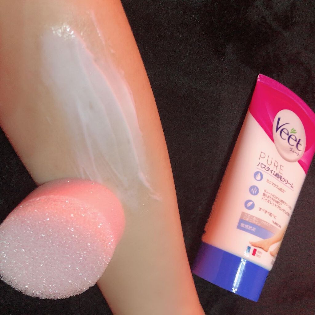 ヴィート ピュアバスタイム除毛クリーム 敏感肌用/Veet/除毛クリームを使ったクチコミ（2枚目）