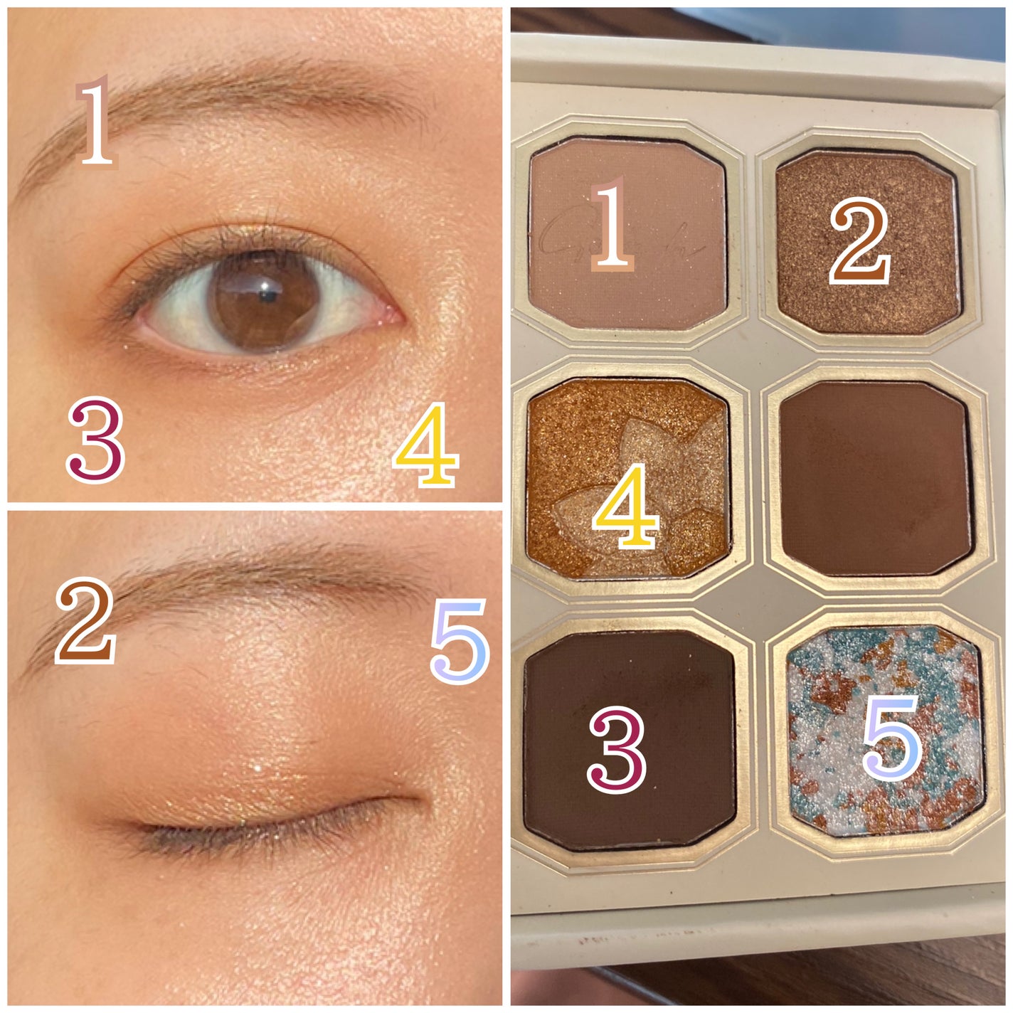 絵画アイシャドウパレット/MilleFée/アイシャドウパレットを使ったクチコミ(2枚目)