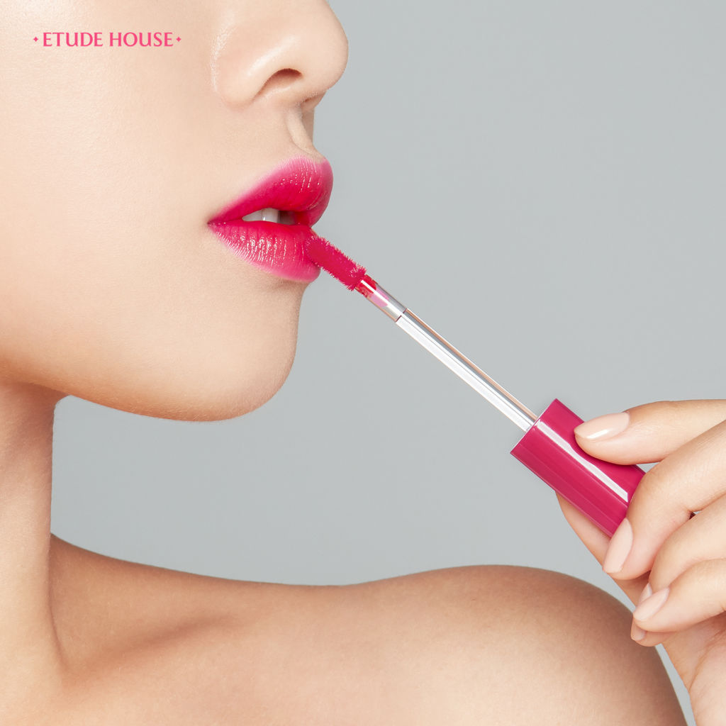 シャインシックリップラッカー/ETUDE/リップグロスを使ったクチコミ（2枚目）