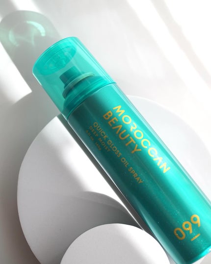 モロッカンビューティ ディープモイスト クイックグロス オイルスプレー/モロッカンビューティ/ヘアスプレーを使ったクチコミ(1枚目)