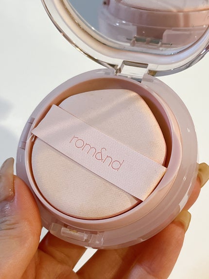 ブルームインカバーフィットクッション/rom&nd/クッションファンデーションを使ったクチコミ(3枚目)