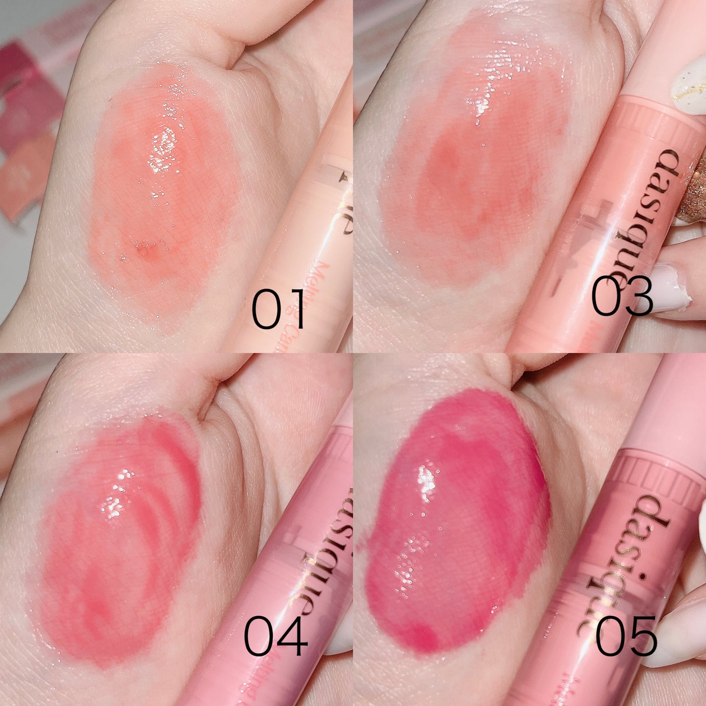 メルティングキャンディーバーム/dasique/口紅を使ったクチコミ(2枚目)