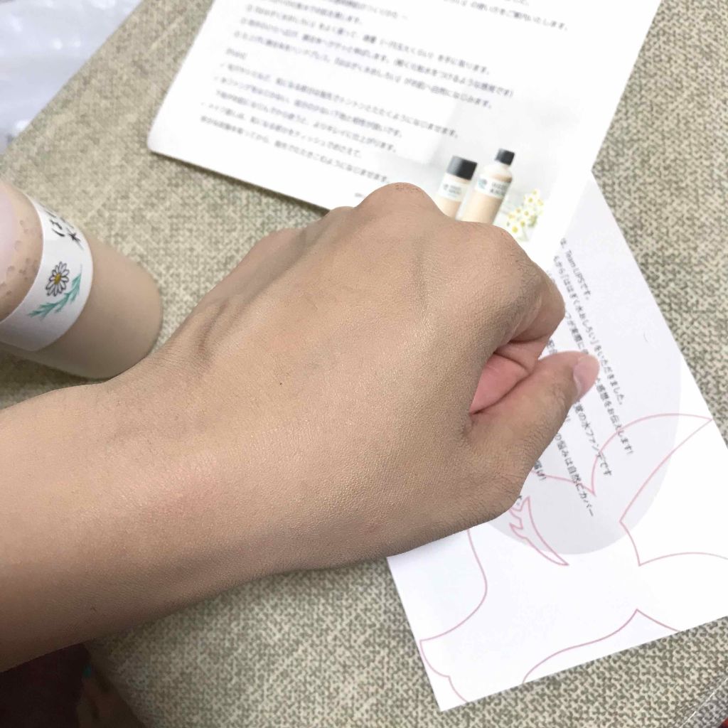 ははぎく水おしろい/ははぎく水おしろい/リキッドファンデーションを使ったクチコミ(4枚目)