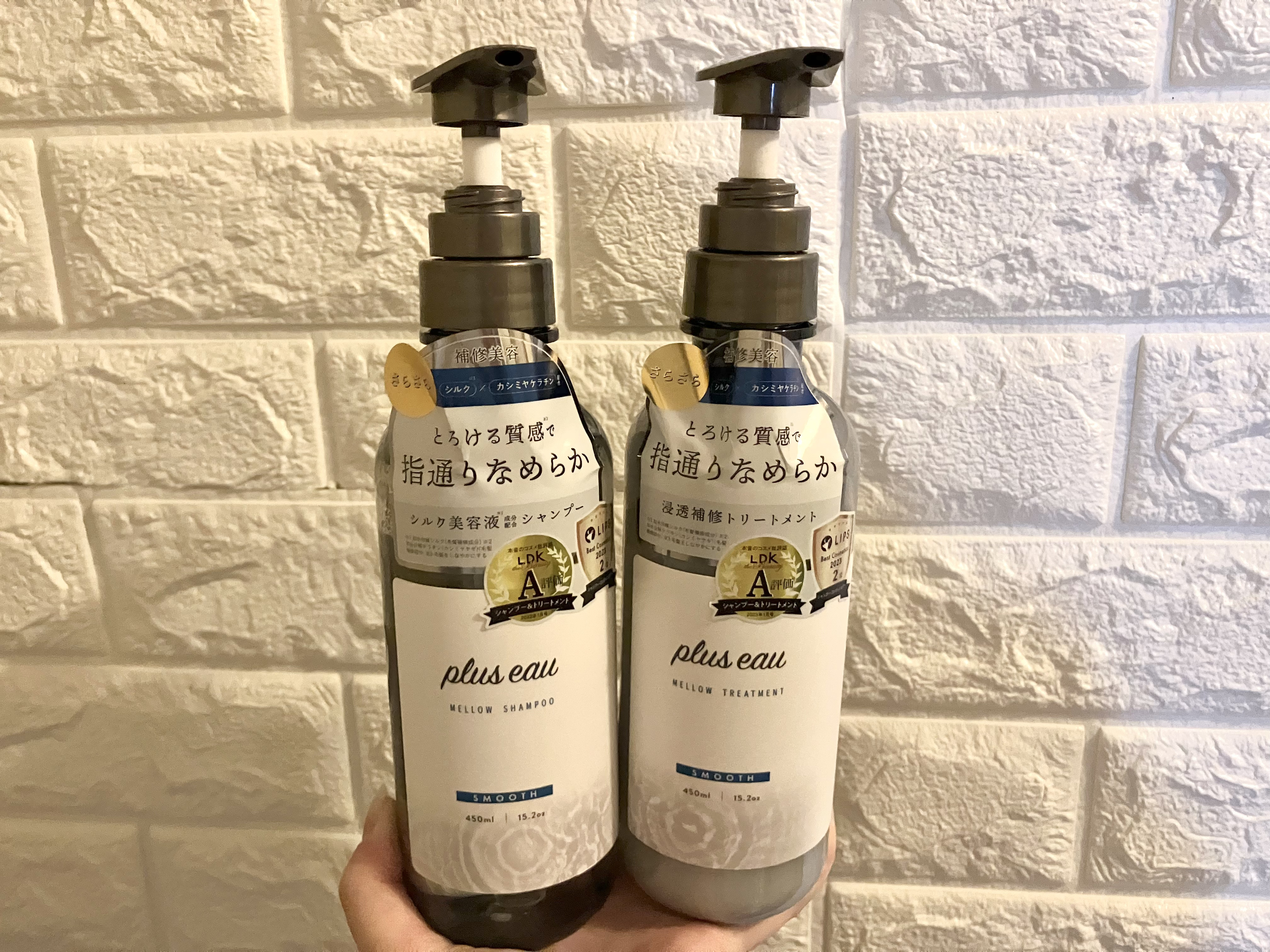 メロウシャンプー/メロウトリートメント/plus eau/市販シャンプーを使ったクチコミ（1枚目）