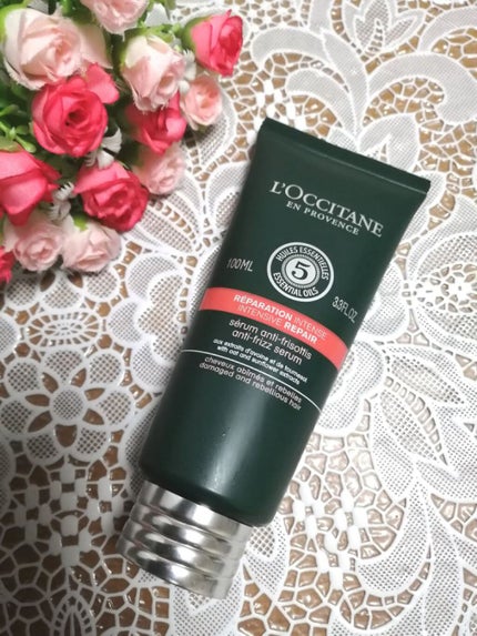 ファイブハーブス リペアリングヘアミルクセラム/L'OCCITANE/ヘアミルクを使ったクチコミ(1枚目)