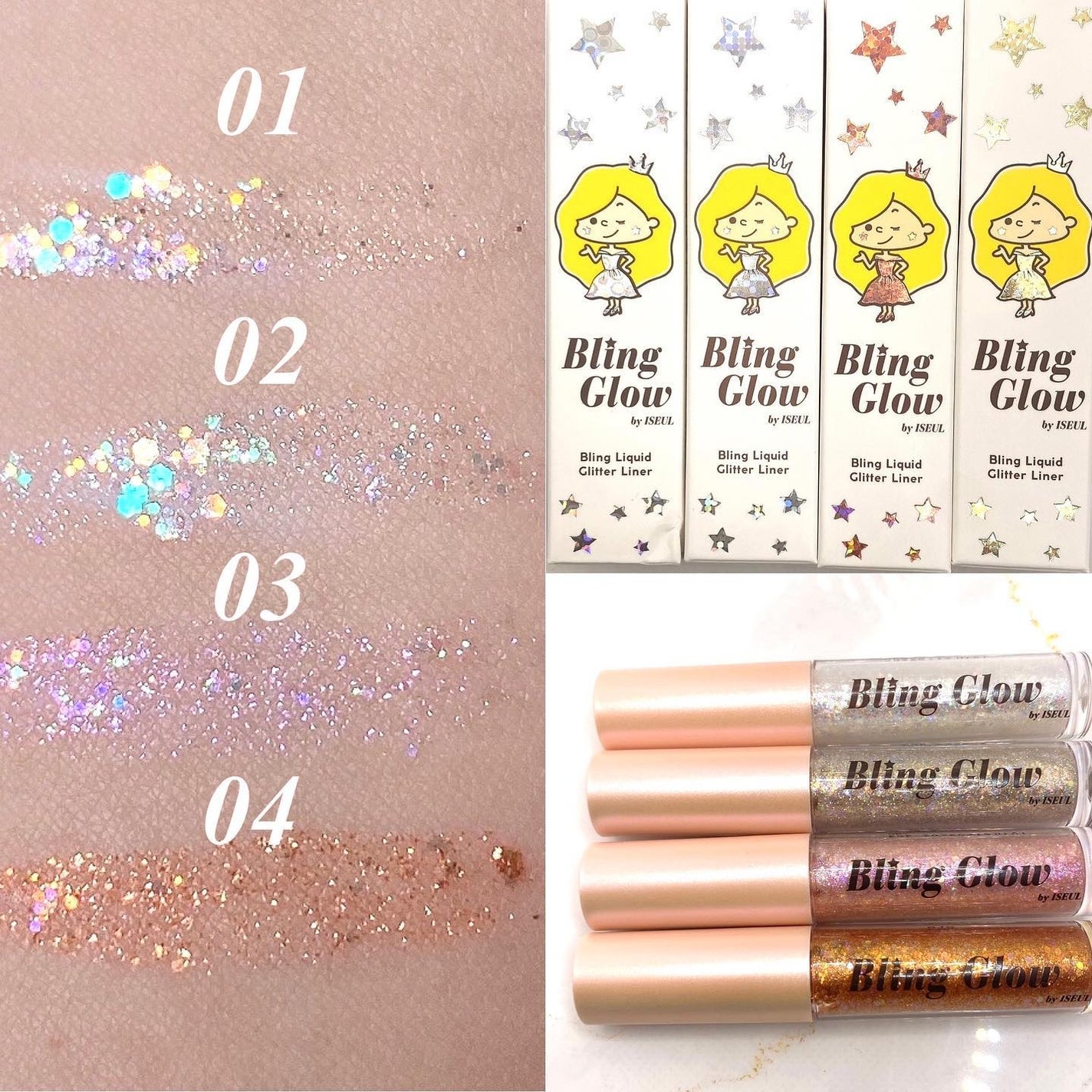 ブリンリキッドグリッターライナー/BLING GLOW/グリッターを使ったクチコミ(4枚目)