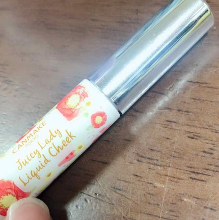 ジューシーレディリキッドチーク/キャンメイク/リキッドチークを使ったクチコミ(1枚目)