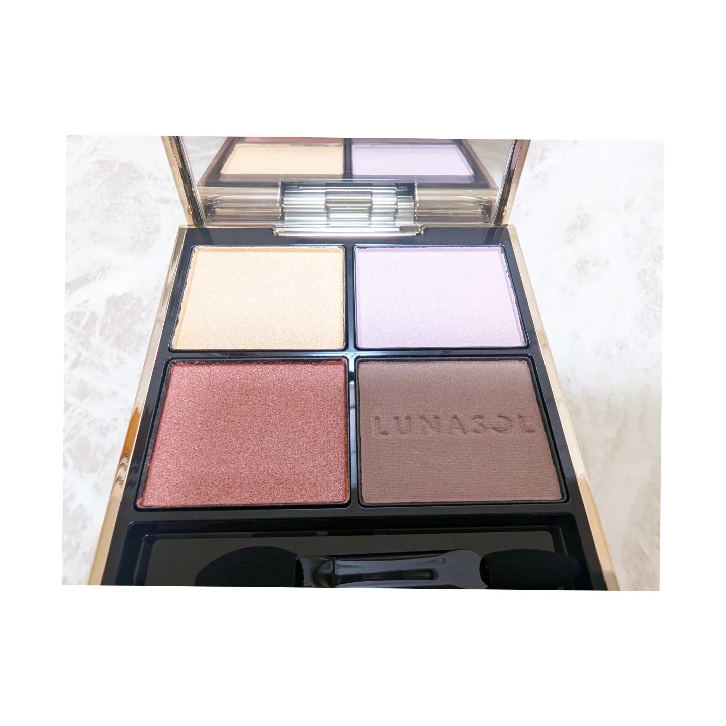 ルナソル カラーリングシアーチークス(グロウ) EX10 Allure Viola/LUNASOL/パウダーチークを使ったクチコミ（2枚目）