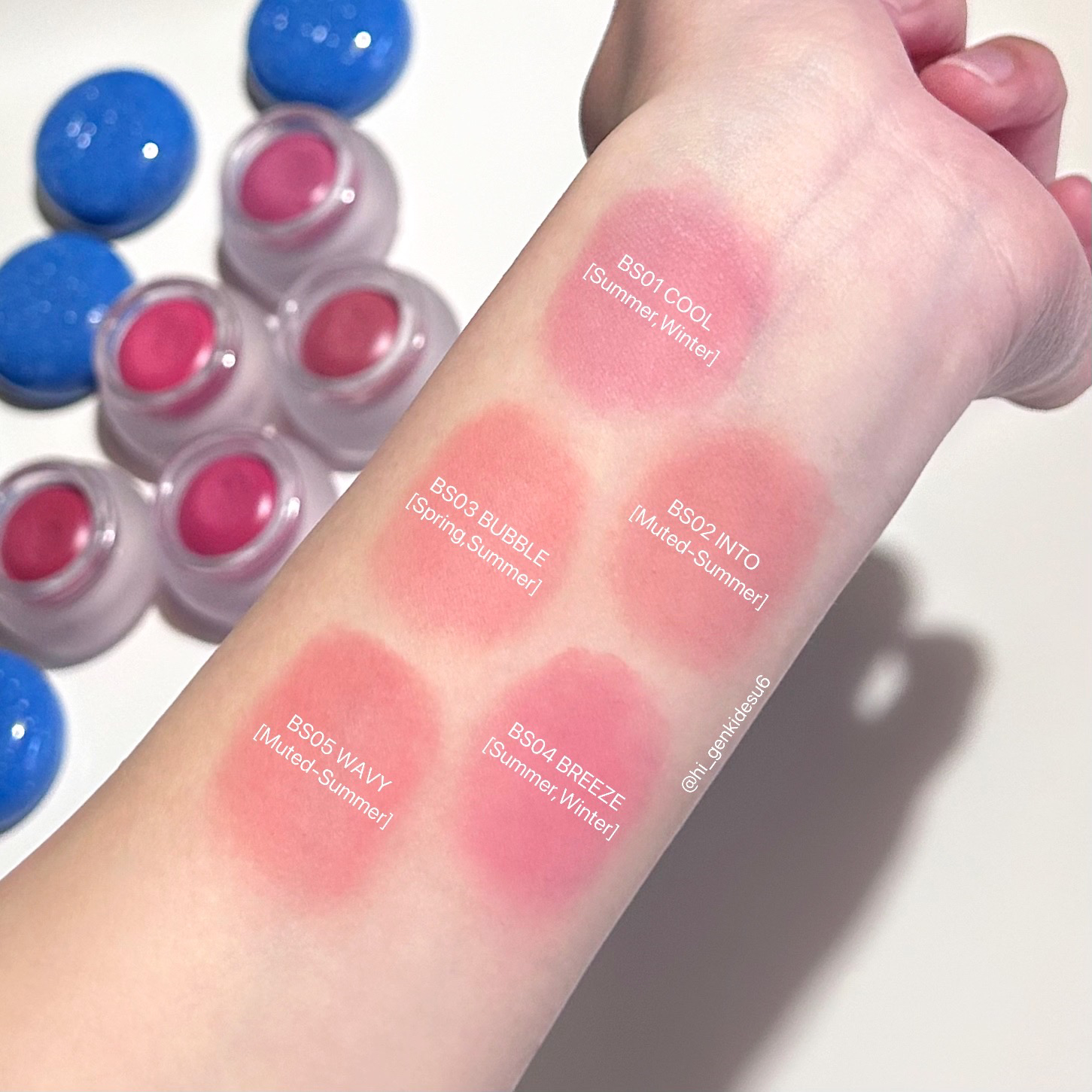 リップアンドチーク ブラーリープリンポット/fwee/口紅を使ったクチコミ（3枚目）