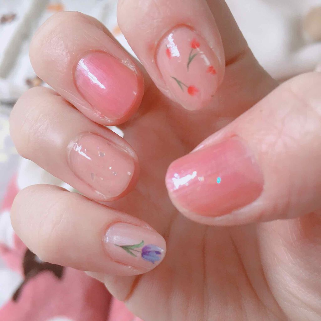 しずくネイルシール/キャンドゥ/ネイルシールを使ったクチコミ(1枚目)