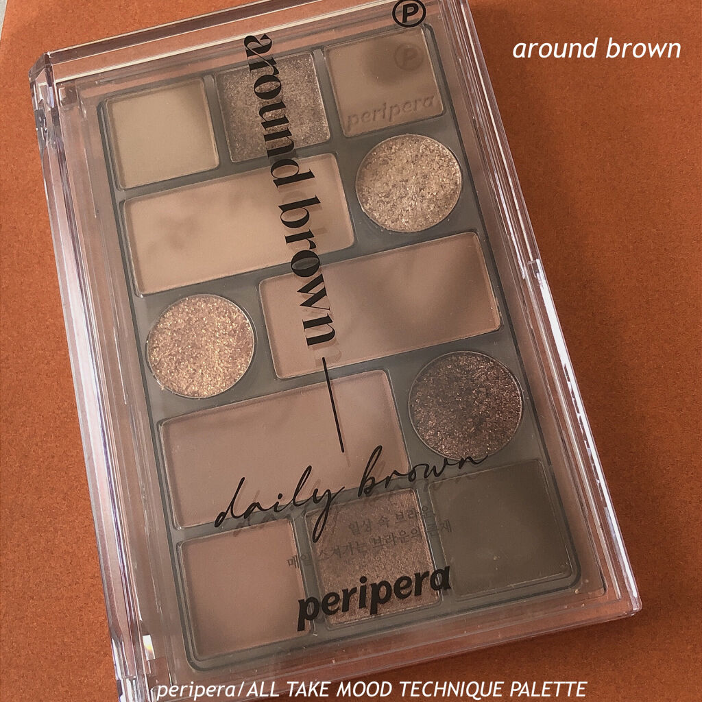 PERIPERA:オールテイクムードテクニックパレット
01.aroundbrown
----------------------------------------------------------
本型の新しいパレットになります
無難